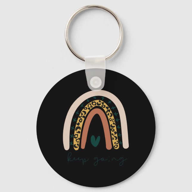 Llavero El Sicolón Arcoiris De Salud Mental Sigue En Boho  (Anverso)