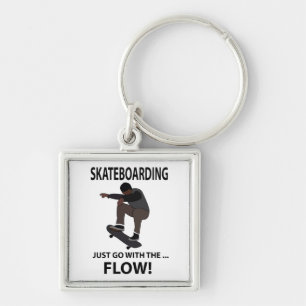 Llavero El Skateboarding Sólo Ve Con El Skateboarder Fluid
