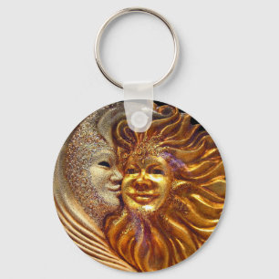 Llavero El Sol, La Luna, El Beso