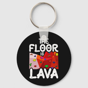 Llavero El Suelo Es Lava Divertida Roca Escalada Trepar Bo