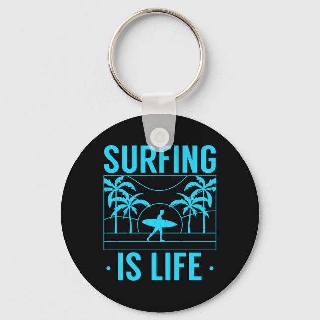 Llavero El Surfing Es La Vida (Anverso)