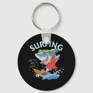 Llavero El Surfing Me Consigue Regalos De Tiburón Gracioso