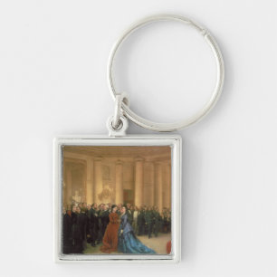 Llavero El teatro de Odeon, París, 1869 (aceite en lona)