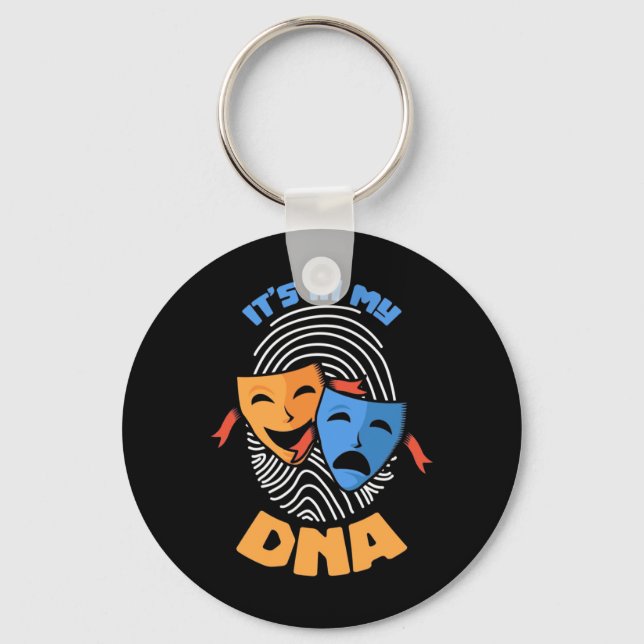 Llavero El Teatro Está En Mi Adn (Anverso)