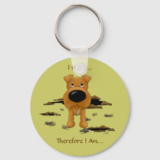 Llavero El Terrier Irlandés (Terriers Irlandeses) Cazaré..