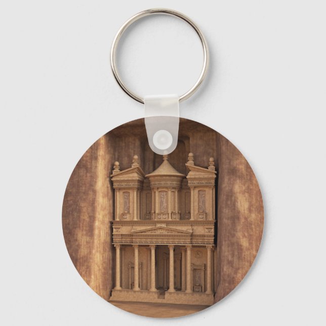 Llavero El Tesoro de Petra, Jordania (Anverso)