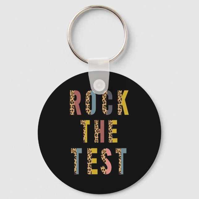 Llavero El Test Retro Motivational Testing Day Teacher St (Anverso)