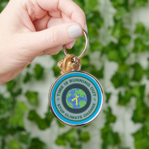 Llavero El tiempo se está acabando. Detener el cambio clim