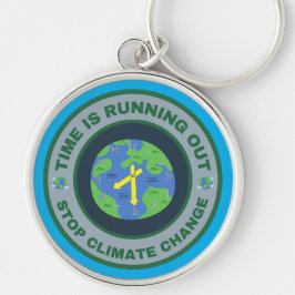 Llavero El tiempo se está acabando. Detener el cambio clim