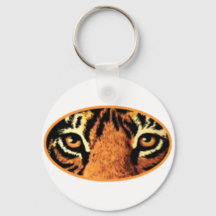Llavero El tigre observa el naranja los regalos de Zazzle 