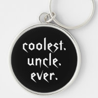 El tío más fresco Ever Keychain en negro