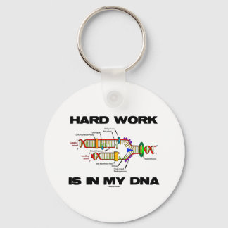 Llavero El Trabajo Duro Está En Mi ADN (Replicación De ADN