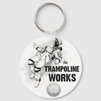 Llavero El Trampoline funciona como astronauta blanco y ne