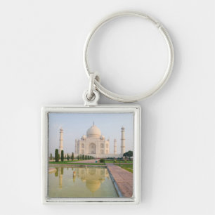 Llavero El tranquilo y pacífico Taj Mahal al amanecer, uno