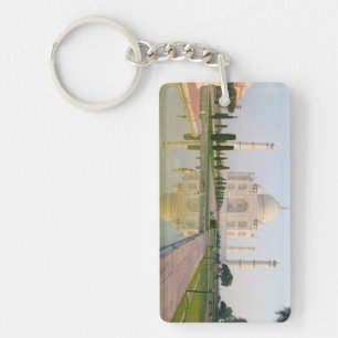Llavero El tranquilo y pacífico Taj Mahal al amanecer, uno