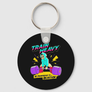 Llavero El tren pesado Mi pre-entrenamiento es el gimnasio