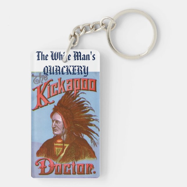 Llavero "El truco del hombre blanco" (Atrás)