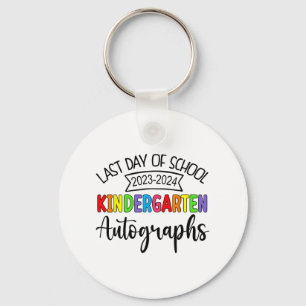 Llavero El Último Día De La Escuela Autograph Kindergarten