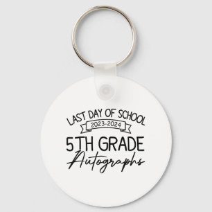 Llavero El Último Día Del Autografo Escolar 5º Graduado