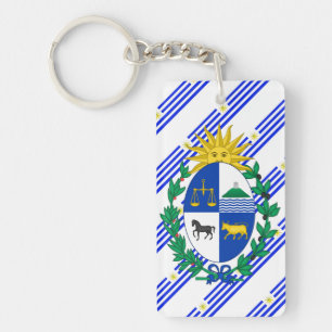 Llavero El Uruguayan raya la bandera