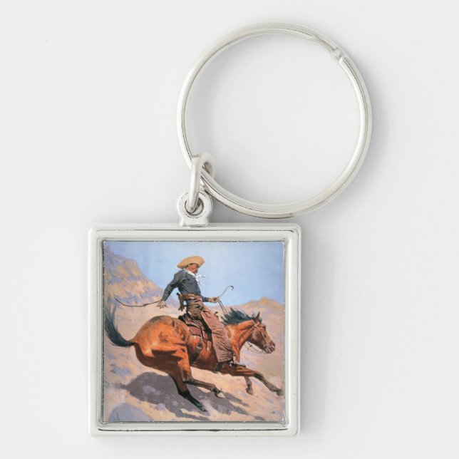Llavero El vaquero (aceite en lona) (Frente)