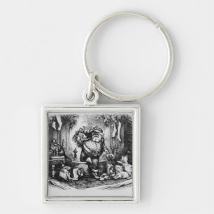 Llavero El venir de Papá Noel, 1872