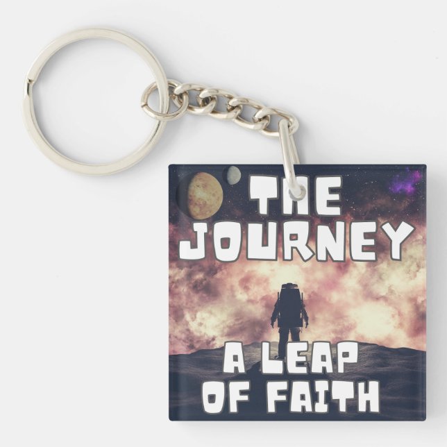 Llavero El viaje - Un salto de fe (Frente)