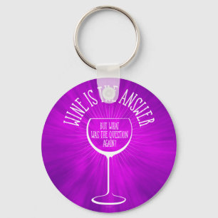 Llavero El Vino Es La Respuesta