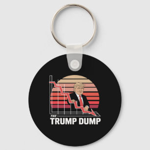 Llavero El Volcado De Trump Divertido Anti Trump Caída Del