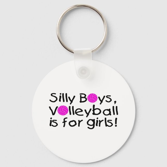 Llavero El Voleibol De Niños Silly Es Para Chicas (Anverso)