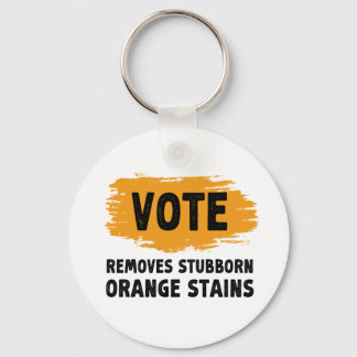 Llavero El voto elimina el obsequio del Naranja testarudo