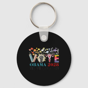 Llavero El Voto Floral Obama 2028 Arregló Este Presidente