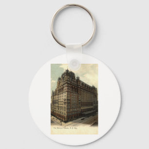 Llavero El Waldorf Astoria, New York City 1908 Vintage