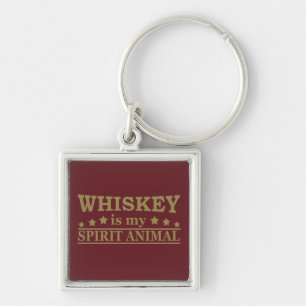 Llavero el whisky es mi animal espiritual