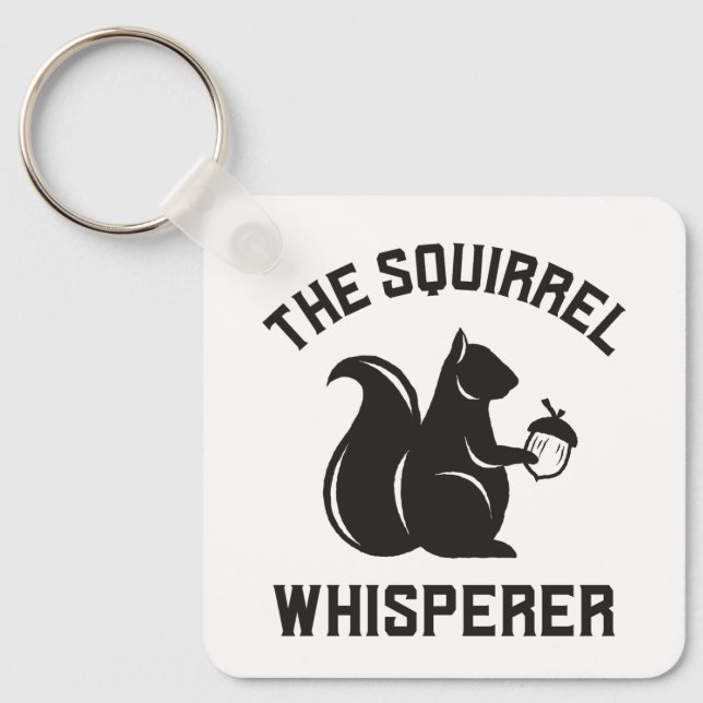 Llavero El Whisperer de la ardilla | Squirrel Lover (Anverso)