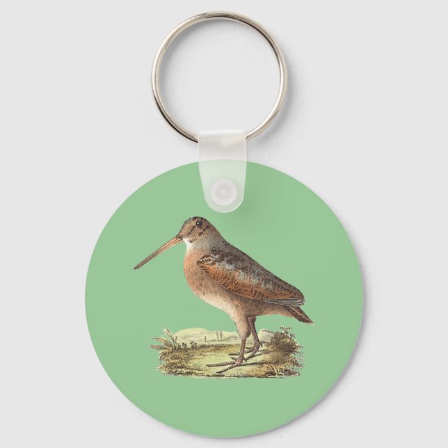 Llavero El Woodcock americano (Rusticola menor) (Anverso)