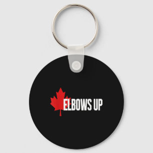 Llavero Elbows Up Canada True. Norte Fuerte Y Libre Orgull