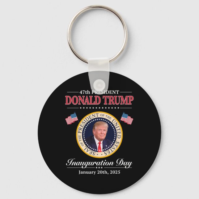 Llavero Elección del presidente Donald Trump 47 (Anverso)