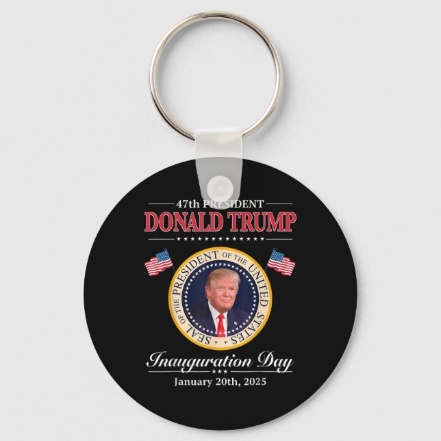 Llavero Elección del presidente Donald Trump 47 (Anverso)
