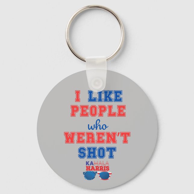 Llavero Elecciones 2024 Kamala Harris Merch Comma La graci (Anverso)