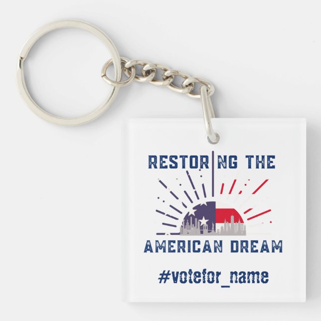 Llavero Elecciones presidenciales de Estados Unidos 2024 (Frente)