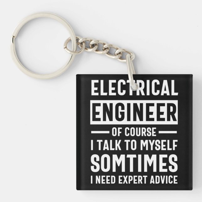 Llavero Electrical engineer (Frente)