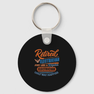 Llavero Electricista jubilado - Regalo eléctrico