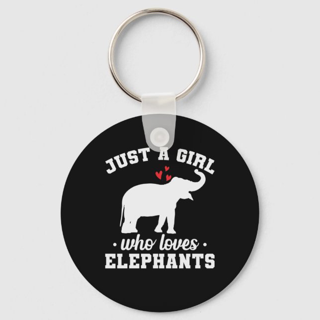 Llavero Elefant mit Herz Lust un Chica que ama a los elefa (Anverso)