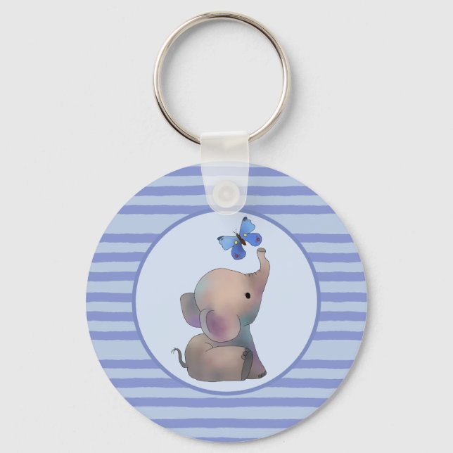 Llavero Elefant mit Schmetterling (Anverso)