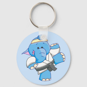 Llavero Elefante azul Lil Karate
