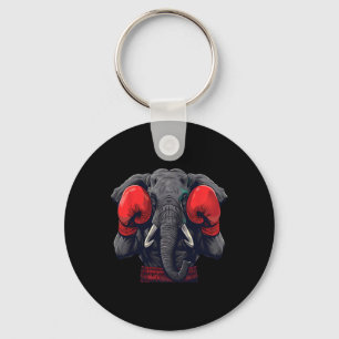 Llavero Elefante Boxeador Con Guantes De Boxeo Kickboxing