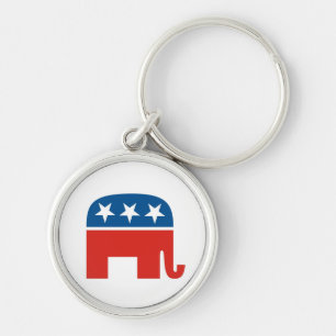 Llavero elefante del Partido Republicano de los Estados