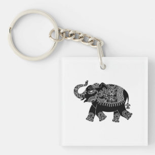 Llavero Elefante Floral Mehedi
