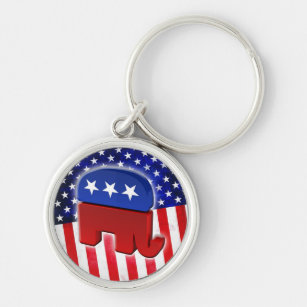 Llavero Elefante republicano